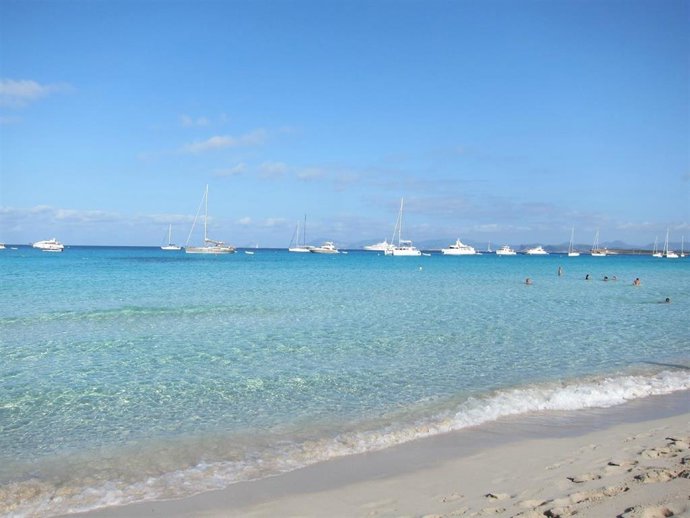 Playa de Ses Illetes en Formentera