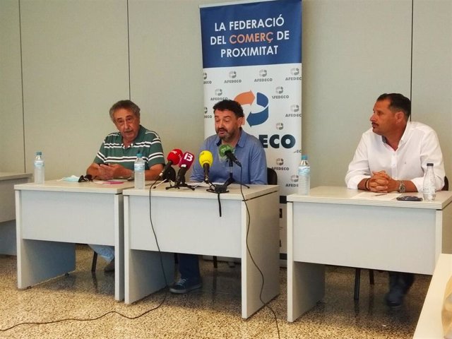El presidente de Afedeco, Antoni Gayà, en rueda de prensa.
