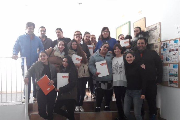 Participantes en el programa ACCEDER de Tudela.