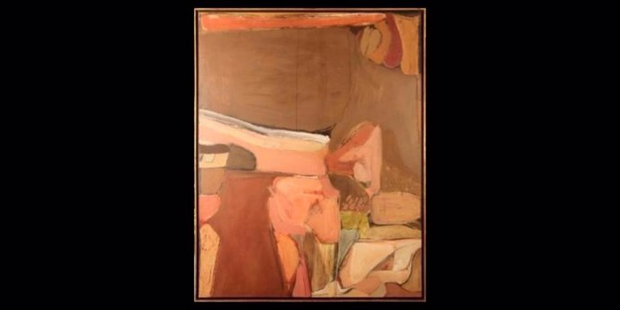 Paysage Nocturne', obra de George Sheridan cedida al Consell de Mallorca.