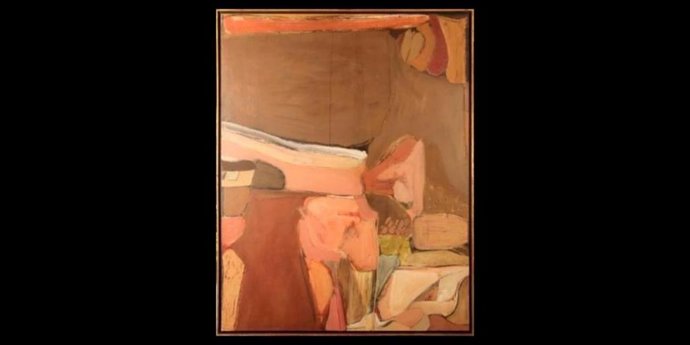 Paysage Nocturne', obra de George Sheridan cedida al Consell de Mallorca.