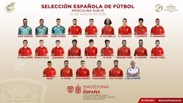 Fútbol/Sub-21.- Riqui Puig y Pedri refuerzan al renovado equipo de Luis de la Fu