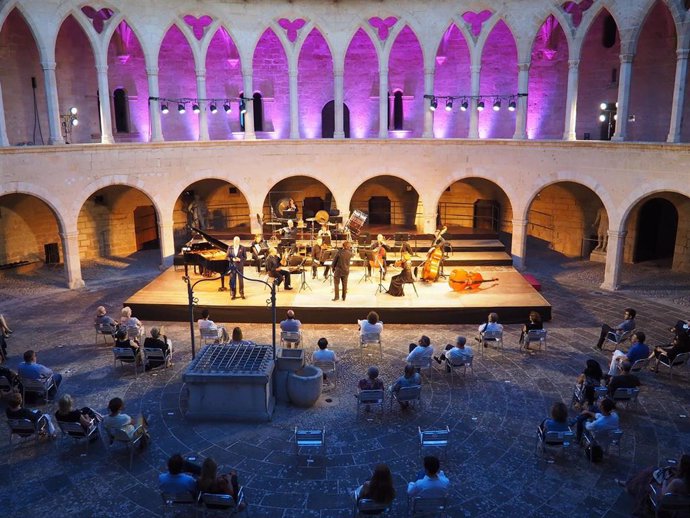 Concierto de la Orquesta Sinfónica en el Castillo de Bellver.