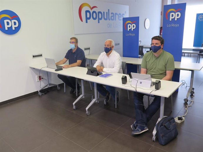 Ceniceros, Bretón y Bengoa participan en la Junta Directiva Nacional del PP por streaming
