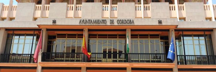 Fachada del Ayuntamiento de Córdoba.