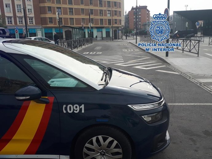 Coche patrulla de Policía Nacional