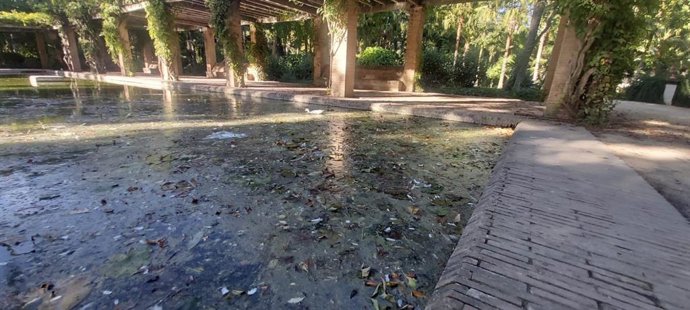 Estanque 'De los Lotos', en el Parque de María Luisa