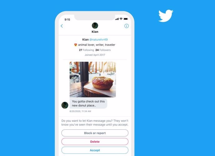 Twitter añade más contexto para identificar los Mensajes Directos de desconocido
