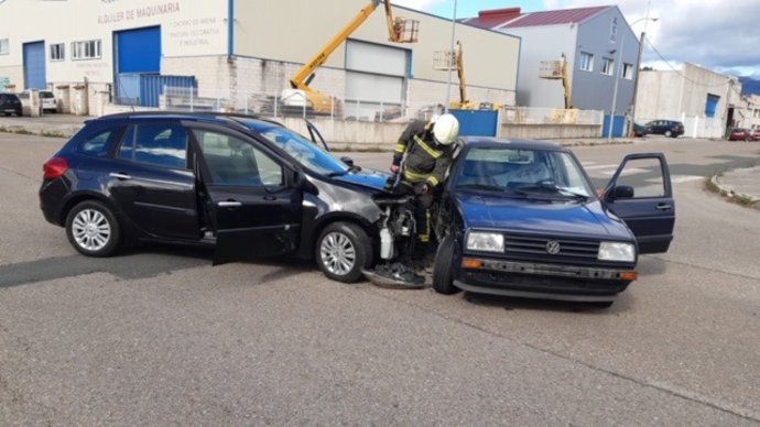 Colisión en Reinosa
