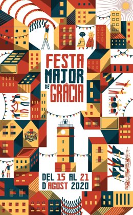 Cartell de la Festa Major de Grcia 2020