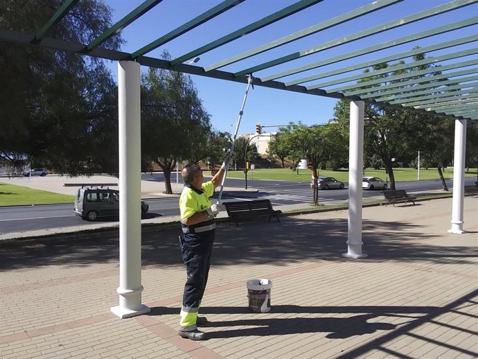 El Ayuntamiento de Huelva ejecuta en julio 60 obras de mantenimiento en la ciudad