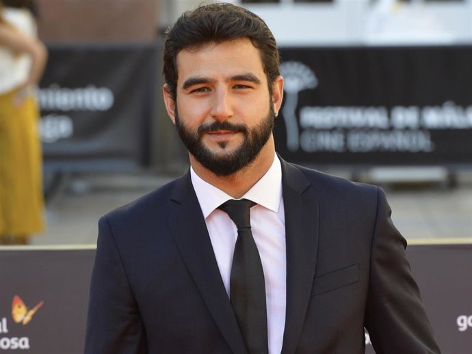Actor Antonio Velazquez attends "Nuestros Amantes" premiere at the Cervantes Teather during the 19th Malaga Film Festival on April 30, 2016 in Malaga, Spain.