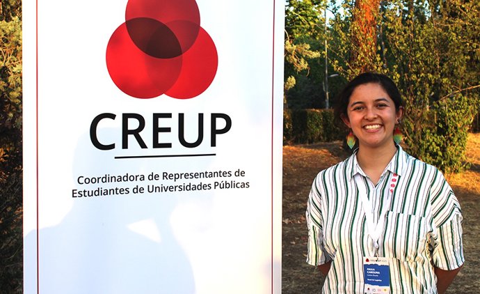 La estudiante de la UPNA Paula Carolina Lozano.
