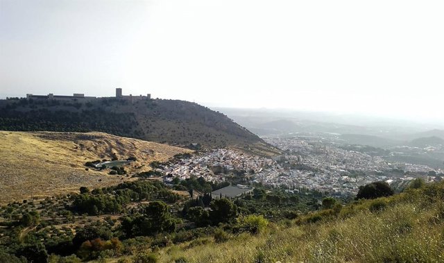 Vista de Jaén desde La Mella.