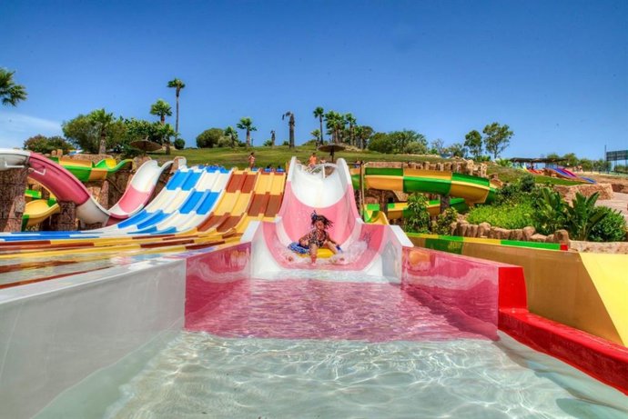 Una de las atracciones de Aqualand Bahía de Cádiz