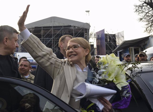 La exprimera ministra de Ucrania, Yulia Timoshenko