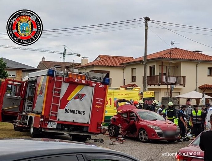Accidente rotonda Corbán