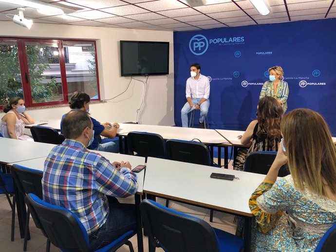 El vicesecretario de Comunicación del PP en Castilla-La Mancha, Santiago Serrano