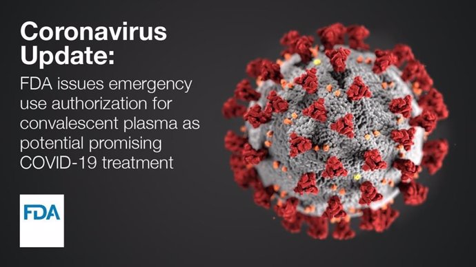 Coronavirus.- EEUU autoriza el uso de transfusiones de plasma para tratar a paci