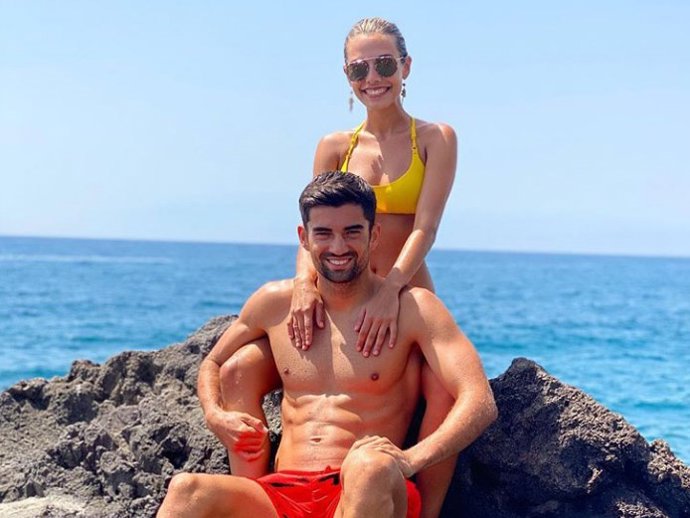 Enzo Zidane y Karen Gonalves, una enamorada y atractiva pareja que en los próximos meses pasará por el altar