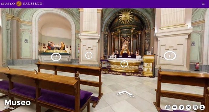 La UCAM colabora en la apertura virtual del Museo Salzillo con un 'Tour 360' inmersivo