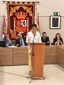 La alcaldesa de Villanueva de la Torre, Sara Martínez Bronchalo