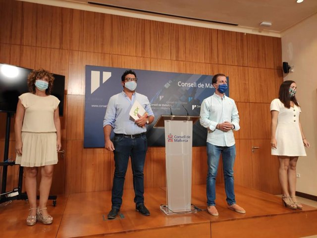 Representantes del PP, Vox, Cs y El PI en el Consell de Mallorca