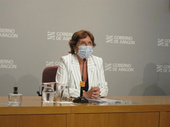 La consejera de Ciudadanía y Derechos Sociales del Gobierno de Aragón, María Victoria Broto.