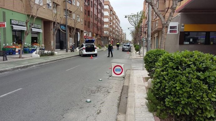 Control de la Policía Local de Xirivella