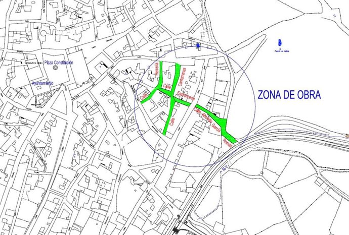 Calles de Jaraicejo en las que se ha actuado con obras del Plan Activa 2020