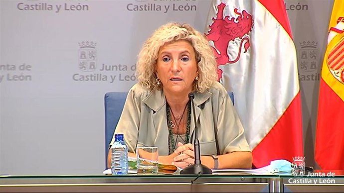 La consejera de Sanidad, Verónica Casado, analiza la evolución epidemiológica en CyL.