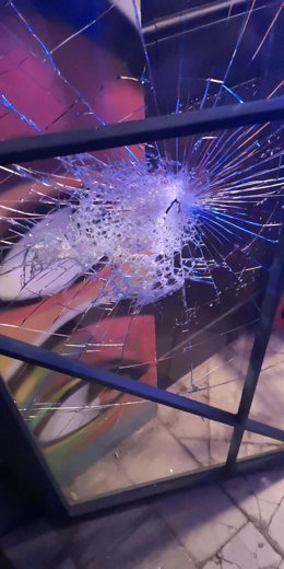 Rotura en el establecimiento 'La casa azul'