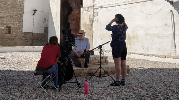 Rodaje del documental 'Tiempo' en Jaén.