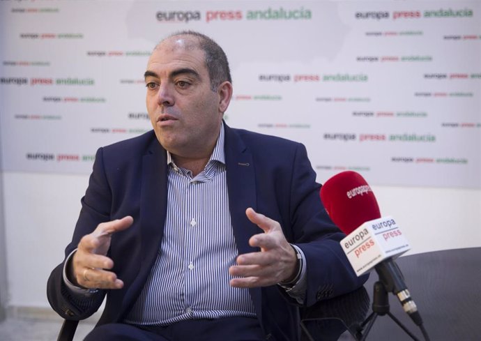 El presidente de ATA, Lorenzo Amor, durante su entrevista con Europa Press.