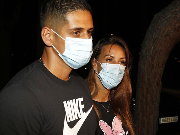 Fani Carbajo y Christofer Guzmán disfrutando de la noche madrileña recientemente