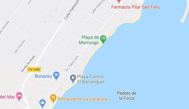 Playa de Morrongo de Benicarló