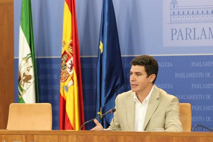 El portavoz parlamentario de Ciudadanos, Sergio Romero