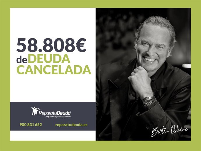 Bertin Osborne, imagen oficial de Repara tu deuda abogados