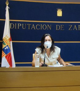 La diputada delegada de Turismo de la Diputación de Zaragoza, Cristina Palacín.