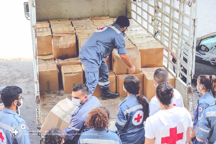 Líbano.- Cruz Roja Española envía material sanitario y medicamentos a Beirut