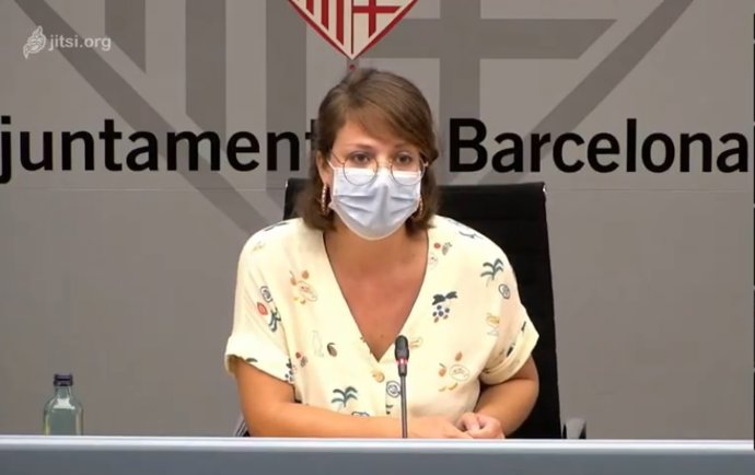 La teniente de alcalde Ecología, Urbanismo, Infraestructuras y Movilidad, Janet Sanz, este martes en rueda de prensa