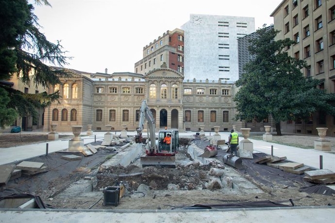 El proyecto de restauración del jardín del Palacio de Navarra potenciará la efic