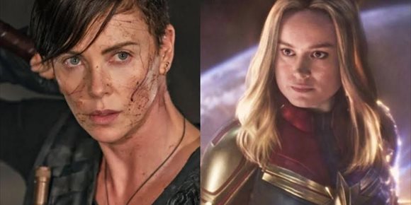 9. Así luciría Charlize Theron como Capitana Marvel en el UCM