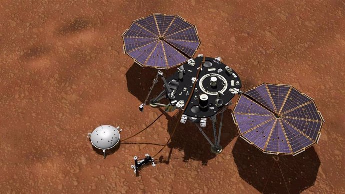 Apagón de la estación meteorolgica de la misión InSight en Marte 