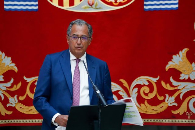 El consejero de Educación y Juventud de la Comunidad de Madrid, Enrique Ossorio, durante la presentación de la estrategia del Gobierno regional para la vuelta a las aulas y el inicio del curso escolar 2020/21