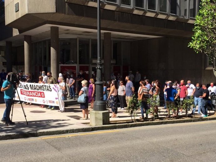 Concentración contra la violencia machista