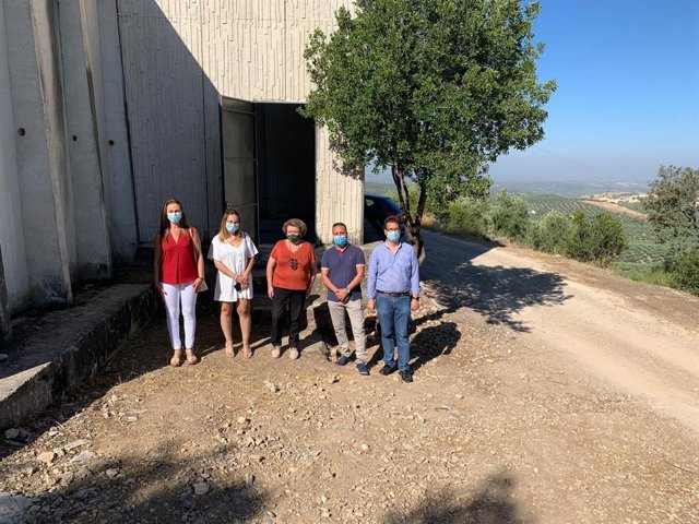 Visita al sondeo de agua ubicado en el paraje Loma de Pineda.