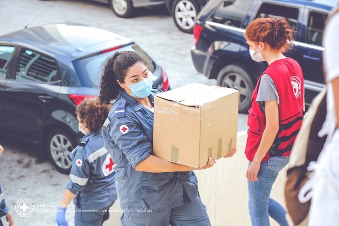 Atención humanitaria a Cruz Roja Española en Beirut
