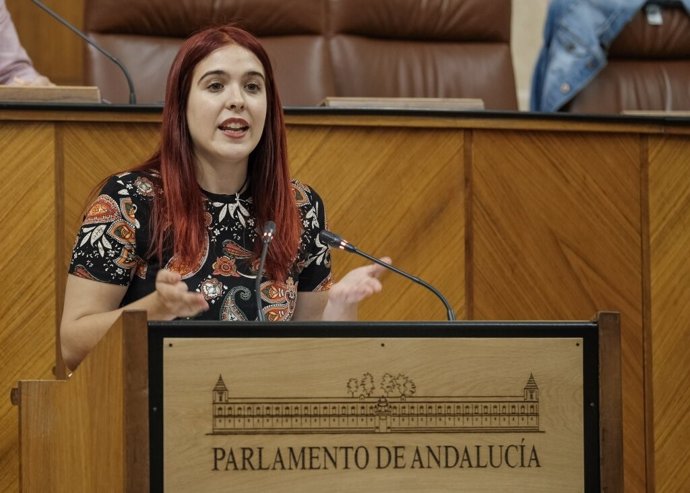 La parlamentaria de Adelante Andalucía Luz Marina Dorado.