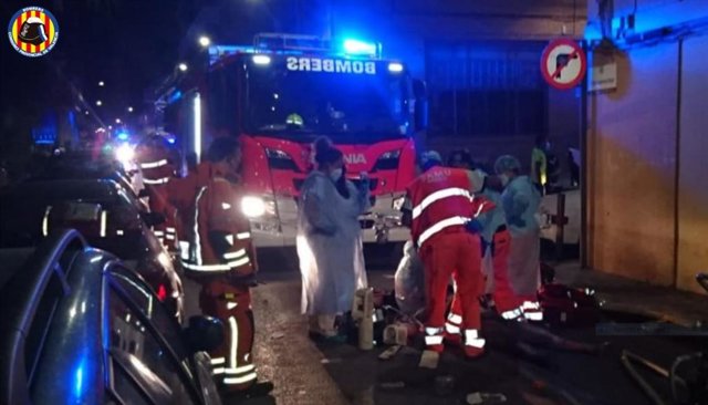 Incendio en una vivienda de Xirivella (Valencia)
